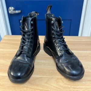 Blundstone Gore Lace Up 2219 Womens Size 9 Mens 7 AU/UK 6 Chelsea Boot Black